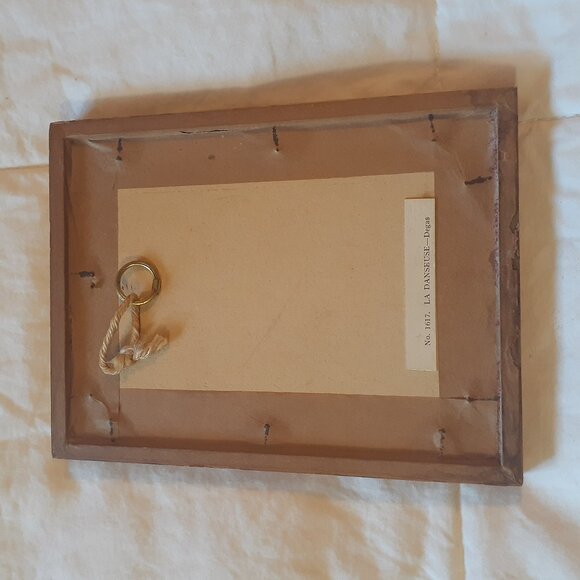 Vintage Framed Picture of Degas "La Danseuse" - Picture 3 of 4